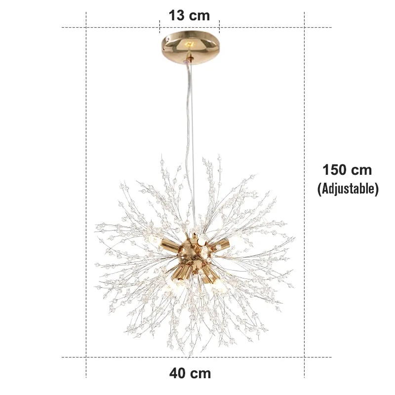 LYF Firework LED Modern Crystal Chandelier