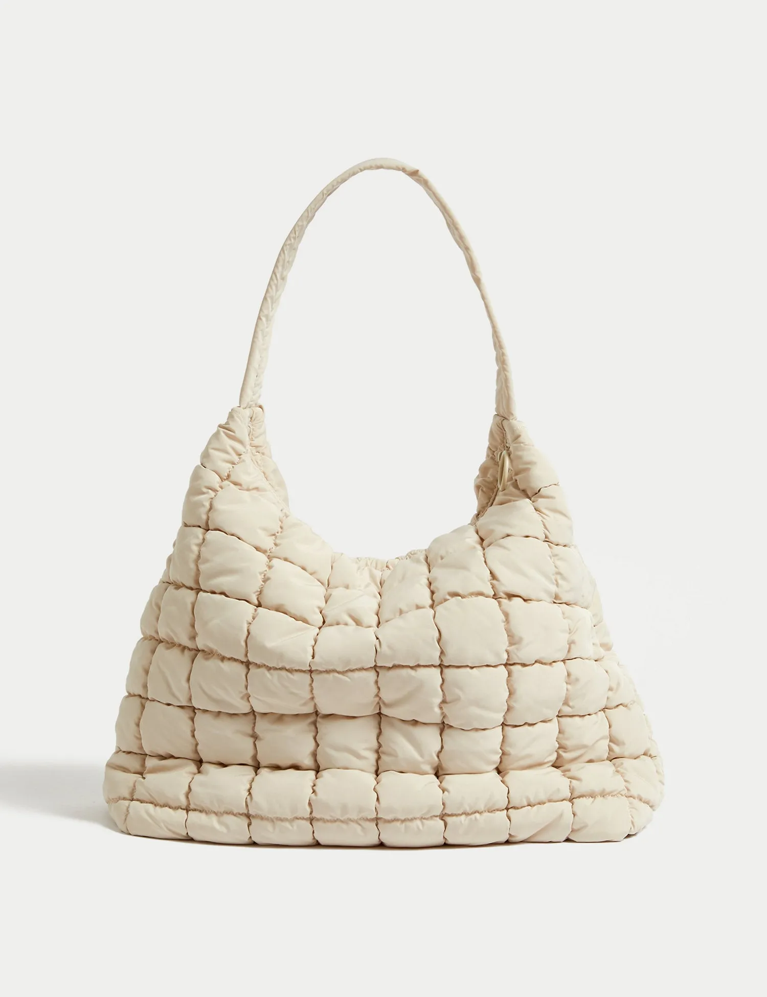 Nylon Quilted Shoulder Bag