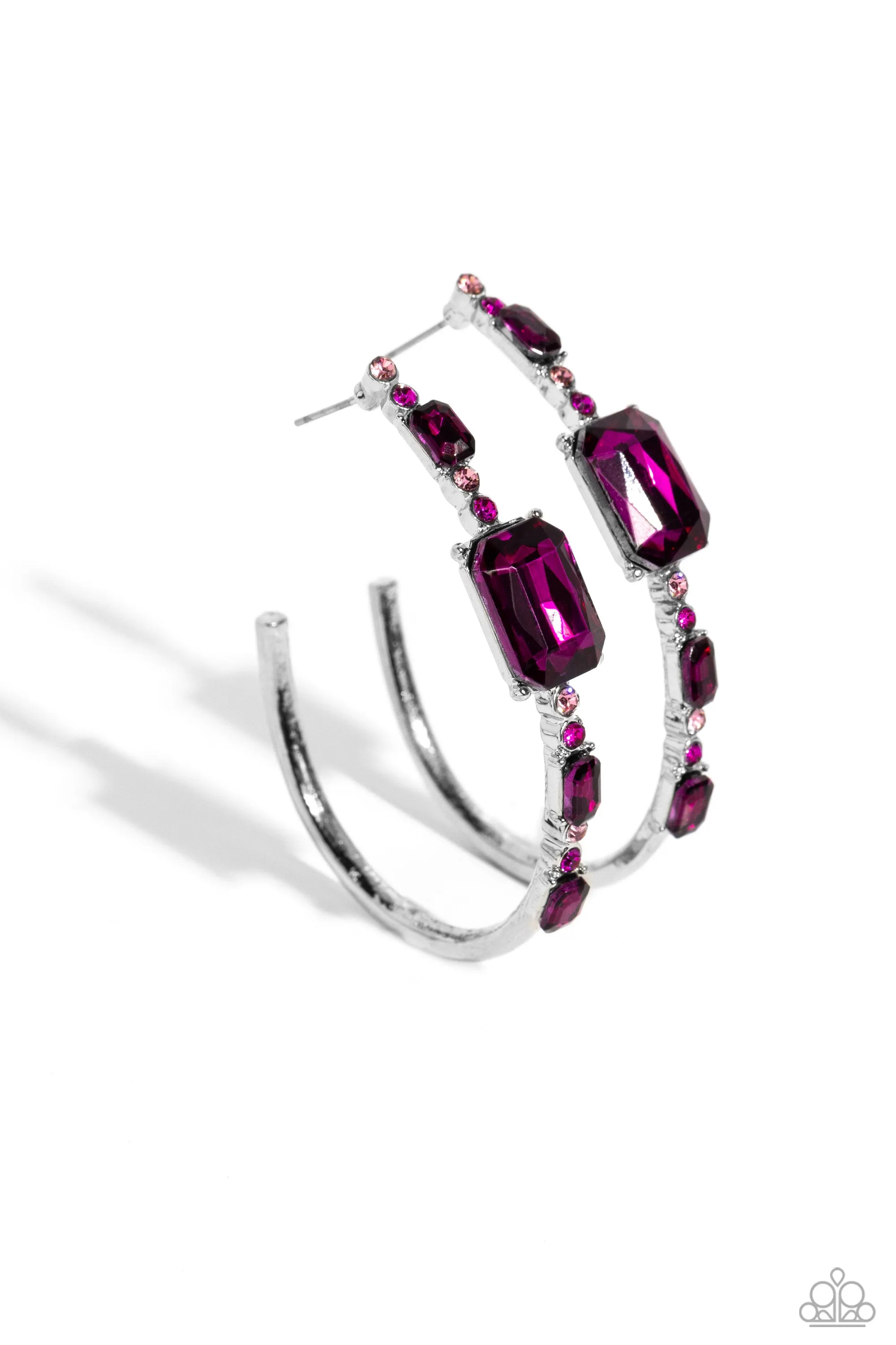 Paparazzi Elite Ensemble Earrings Pink