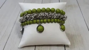 Paparazzi Good Vibes Only Bracelet Green