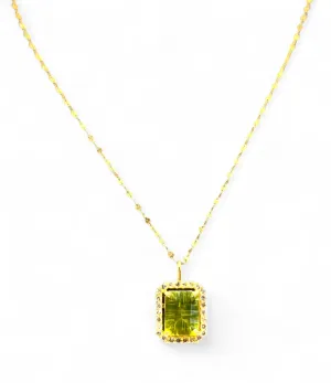 PERIDOT NATURAL DIAMOND