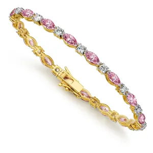 Pink Cascade Bracelet