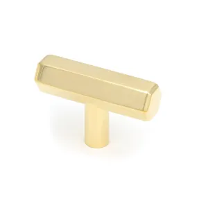 Polished Brass Kahlo T-Bar | From The Anvil