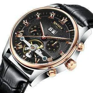 Rose Gold Mechanical Tourbillon Watch