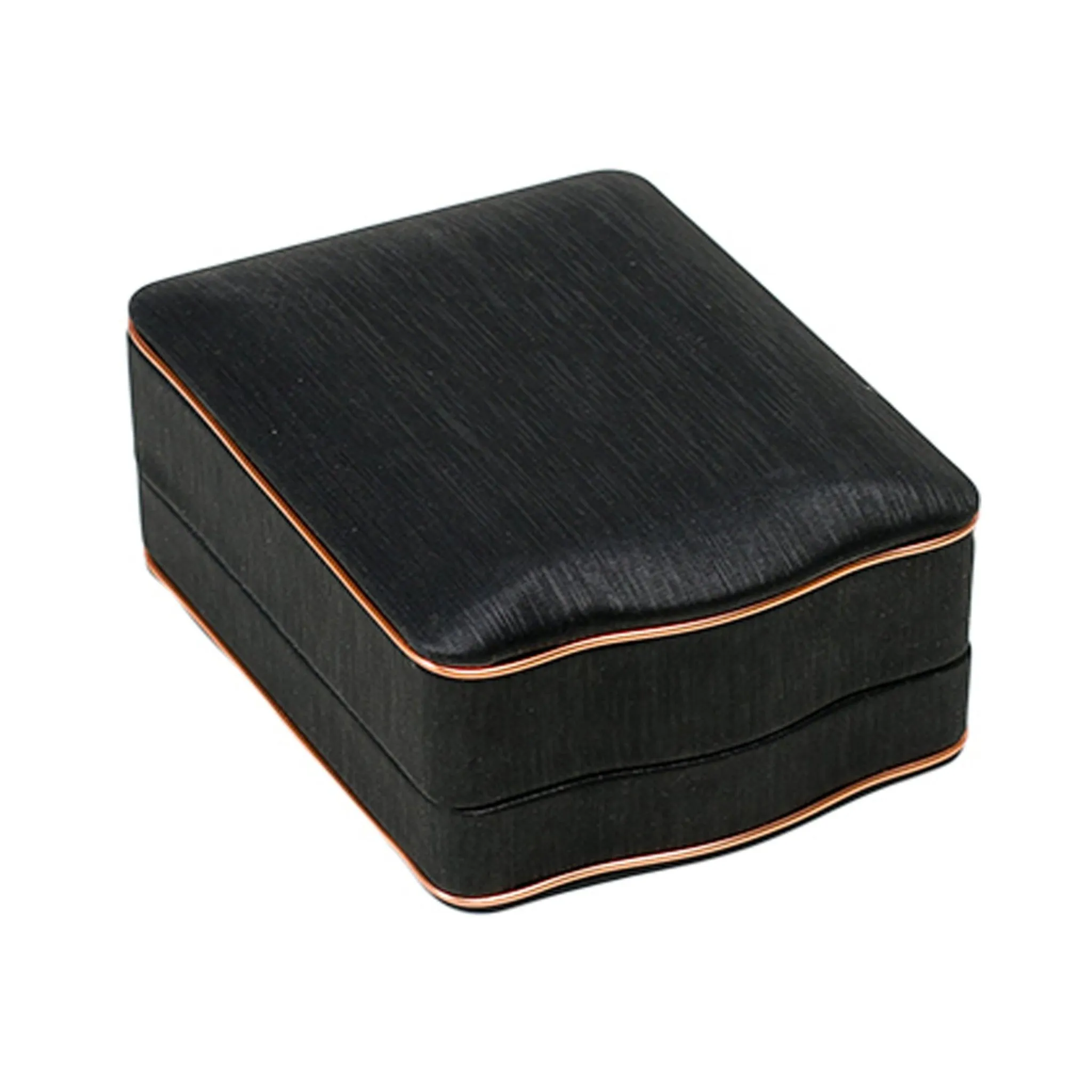 Rose Gold Trim Pendant Box Black