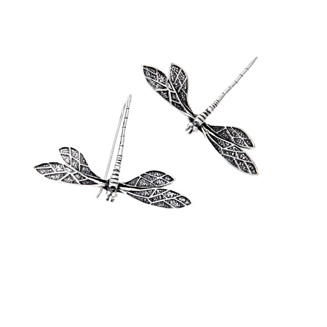 Silver Dragonfly Pendant