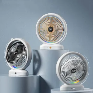 Small Table Fan - Fashion Personalized Desktop Electric Fan 36-45db