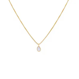 Sofia Slice Necklace | Moonstone