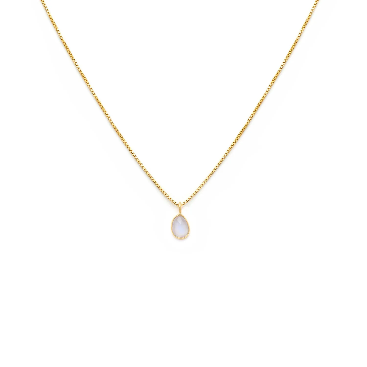 Sofia Slice Necklace | Moonstone