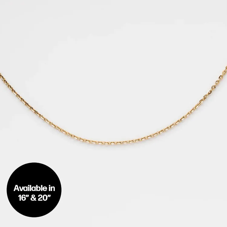 Solid Gold Chain for Charms