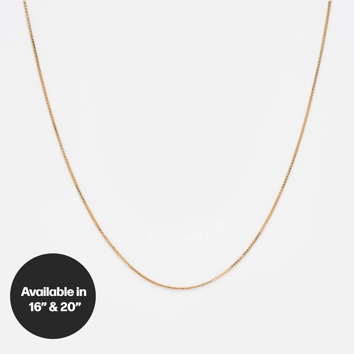 Solid Gold Chain for Charms