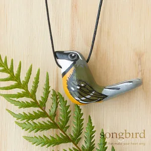 Songbird Whistle Necklaces - Grey Fantail