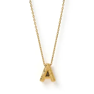 Statement Gold Letter Necklace