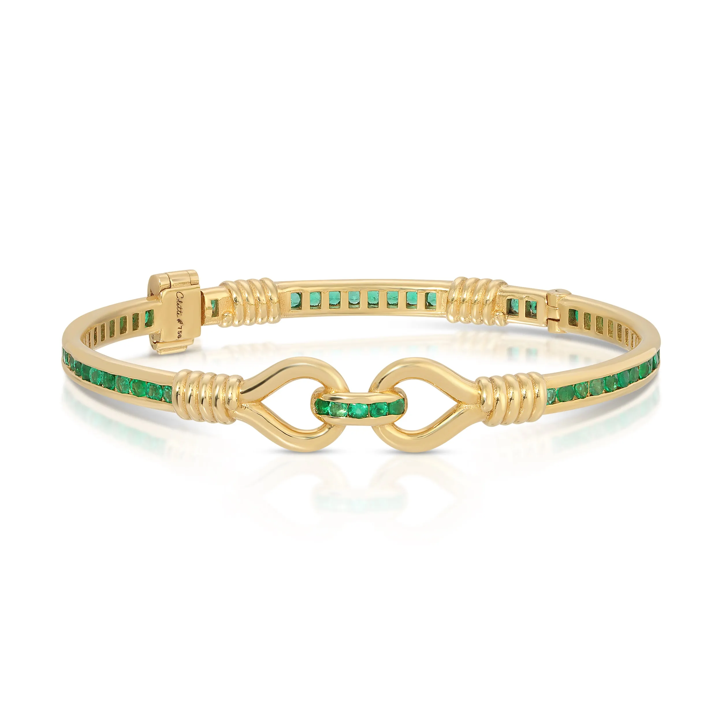 Toi et Moi Double-Knot Bracelet - Emerald