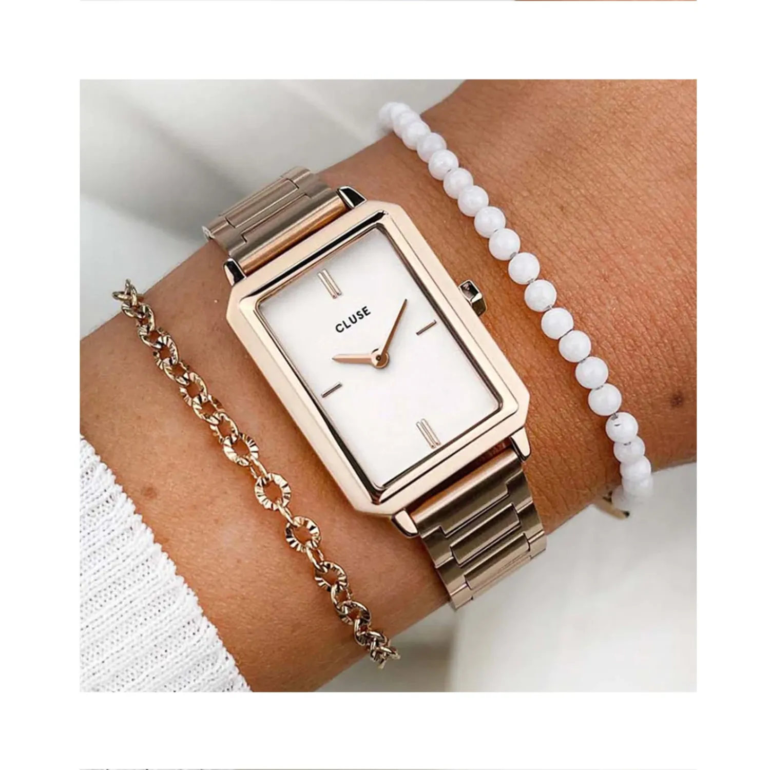 Watch - Fluette Steel - Rose Gold